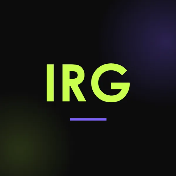 Logotipo de IRG STUDIO
